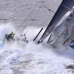 Kieler Woche 2017, Nacra 17 team Kevin en Isaura vlotjes in top 10